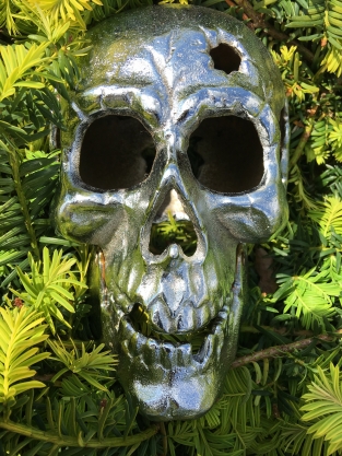 Large Anatomical Skull - Cast Iron - Chrome Nickel